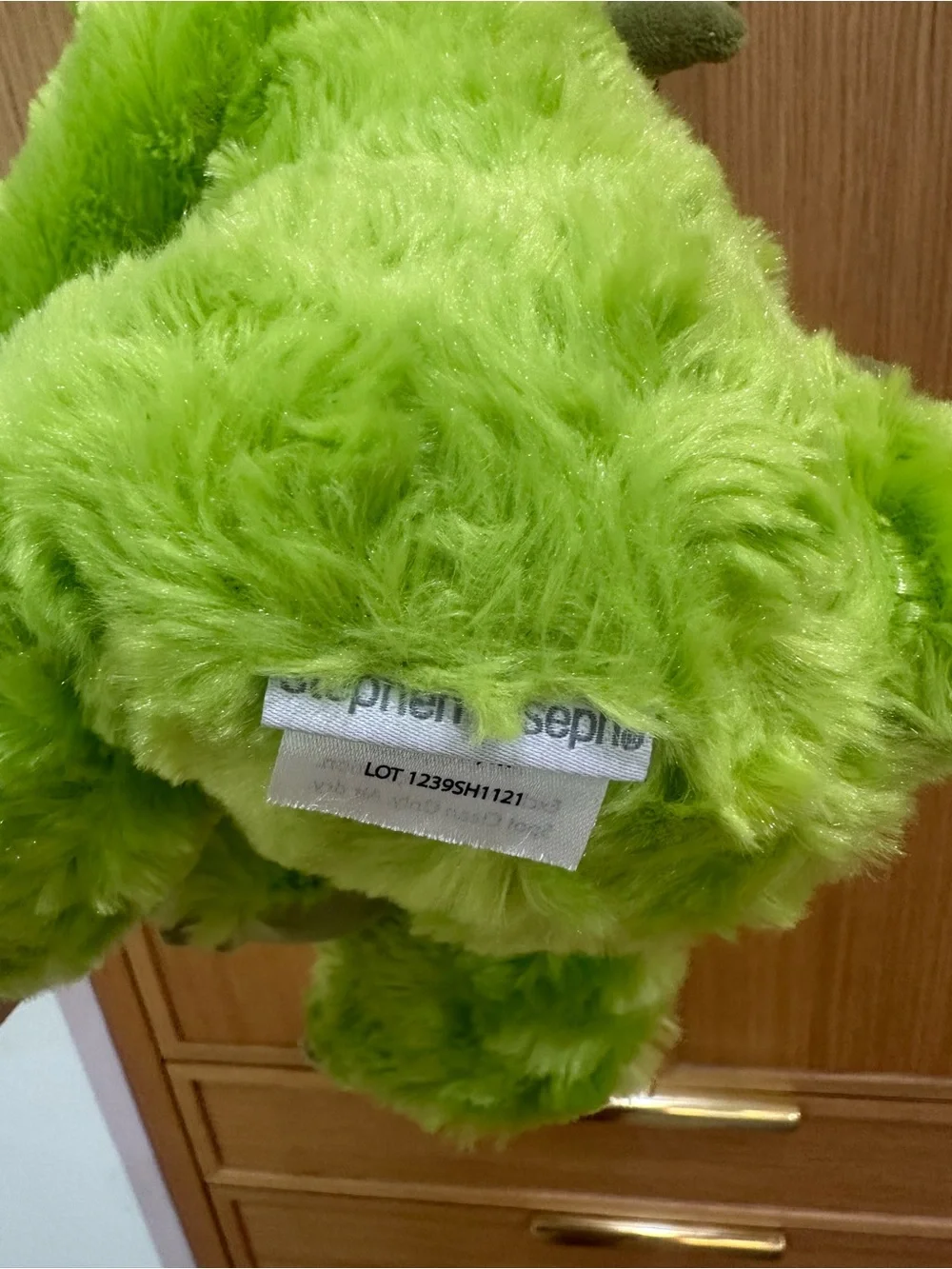 Stephen Joseph Green Dinosaur Stuffed Animal